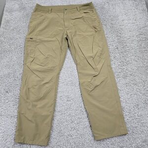 Patagonia‎ Mens Stretch Outdoor Hiking Pants Brown Lightweight Size 36